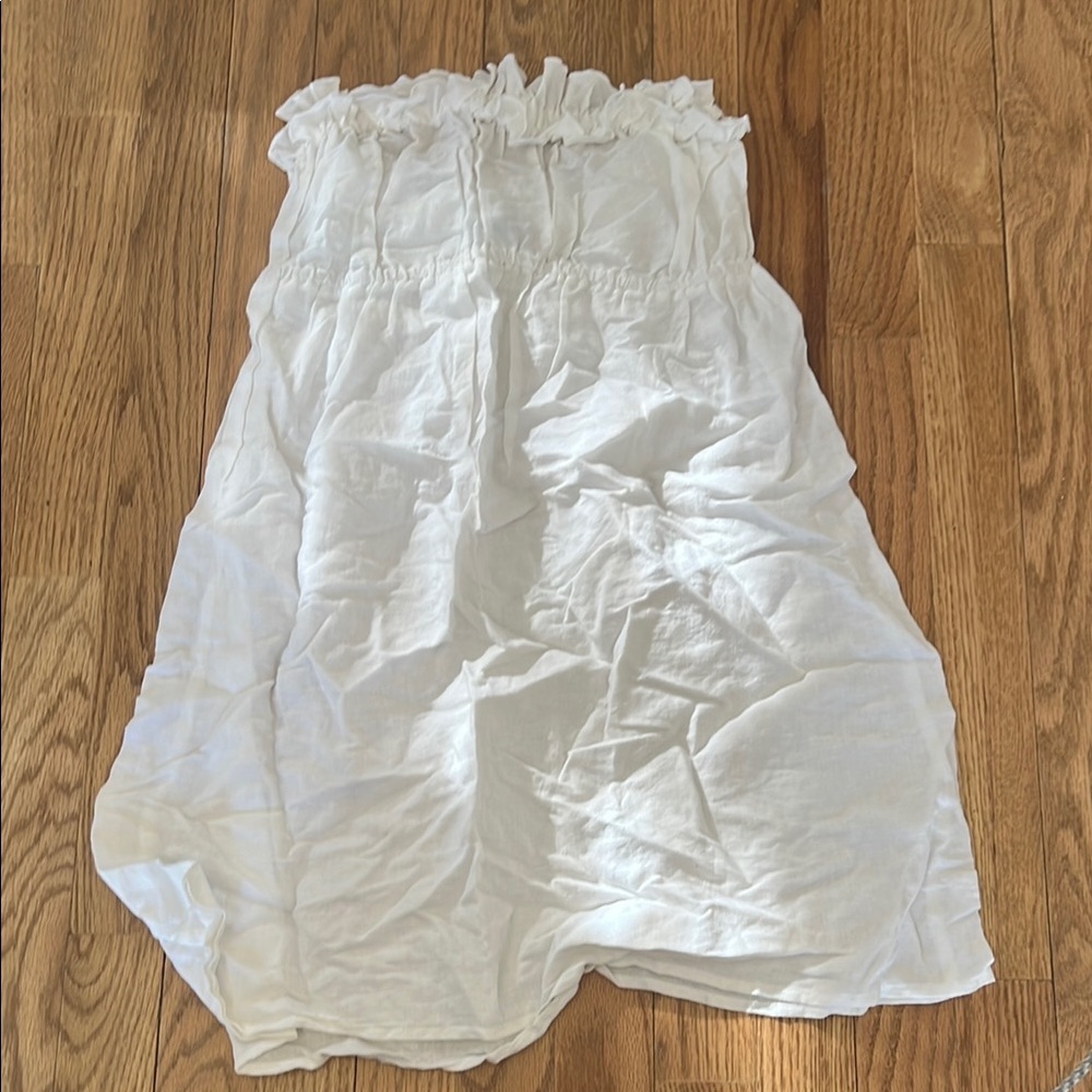 White Strapless Dress